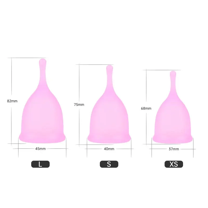 

Менструальная чаша L S XS 3 размера, менструальная медицинская чаша для влагалища, многоразовая вагинальная чаша для женской гигиены