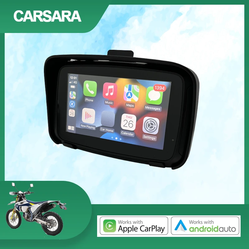 5-дюймовый монитор мотора навигации для мотоцикла IPS экран от солнца Apple