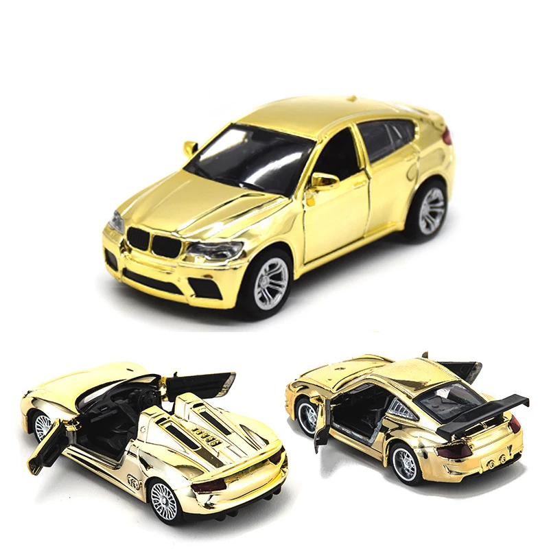 

New 1:32 Alloy Model Rare Golden Car Diecasts & Toy Vehicles Toy Cars Toys For Children Handicraft Decoration Collection Gif