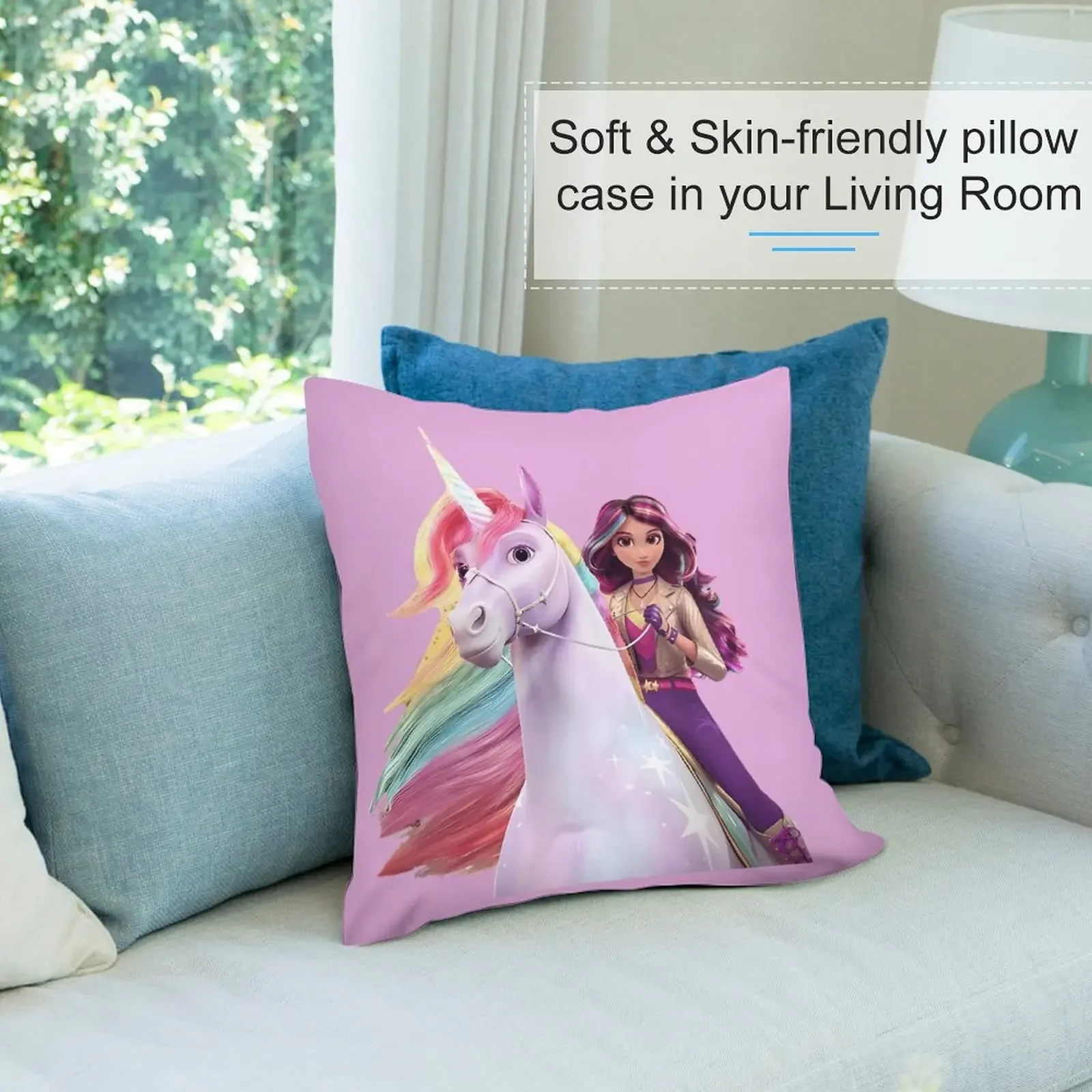 Декоративная подушка Unicorn Academy Sophia Wildstar роскошный чехол для подушки декоративные