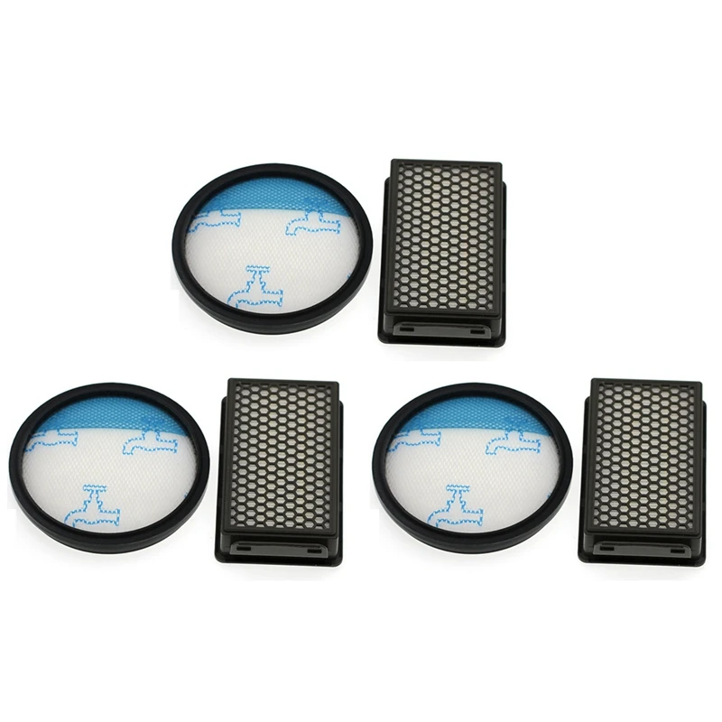 

6 Sets Vacuum Cleaner Accessories Filter Mesh Hepa Filter Cotton For Rowenta RO3715 RO3795 RO3798