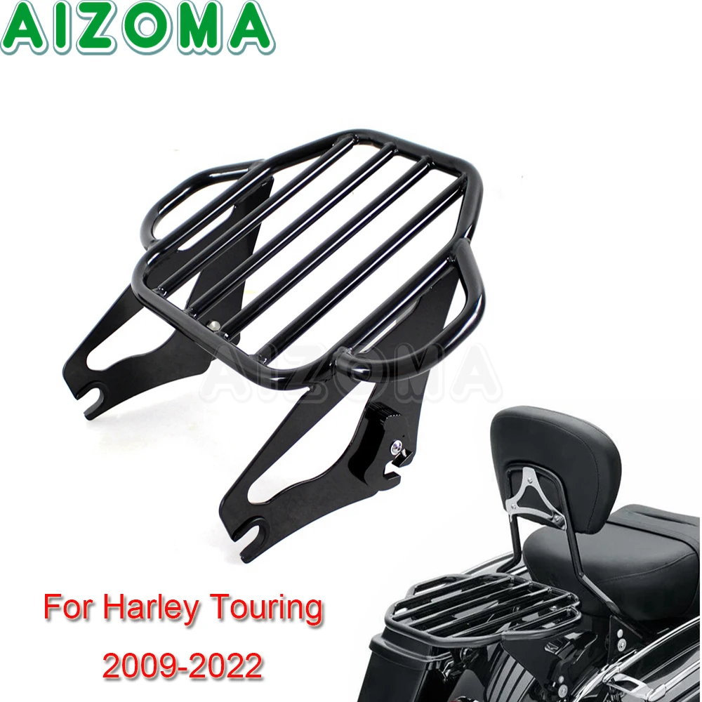 

Two Up Detachable Tour Pak Pack Luggage Rack For Harley Touring Street FLHX FLHXS FLTR FLTRX Road King Electra Glide 2009-2022