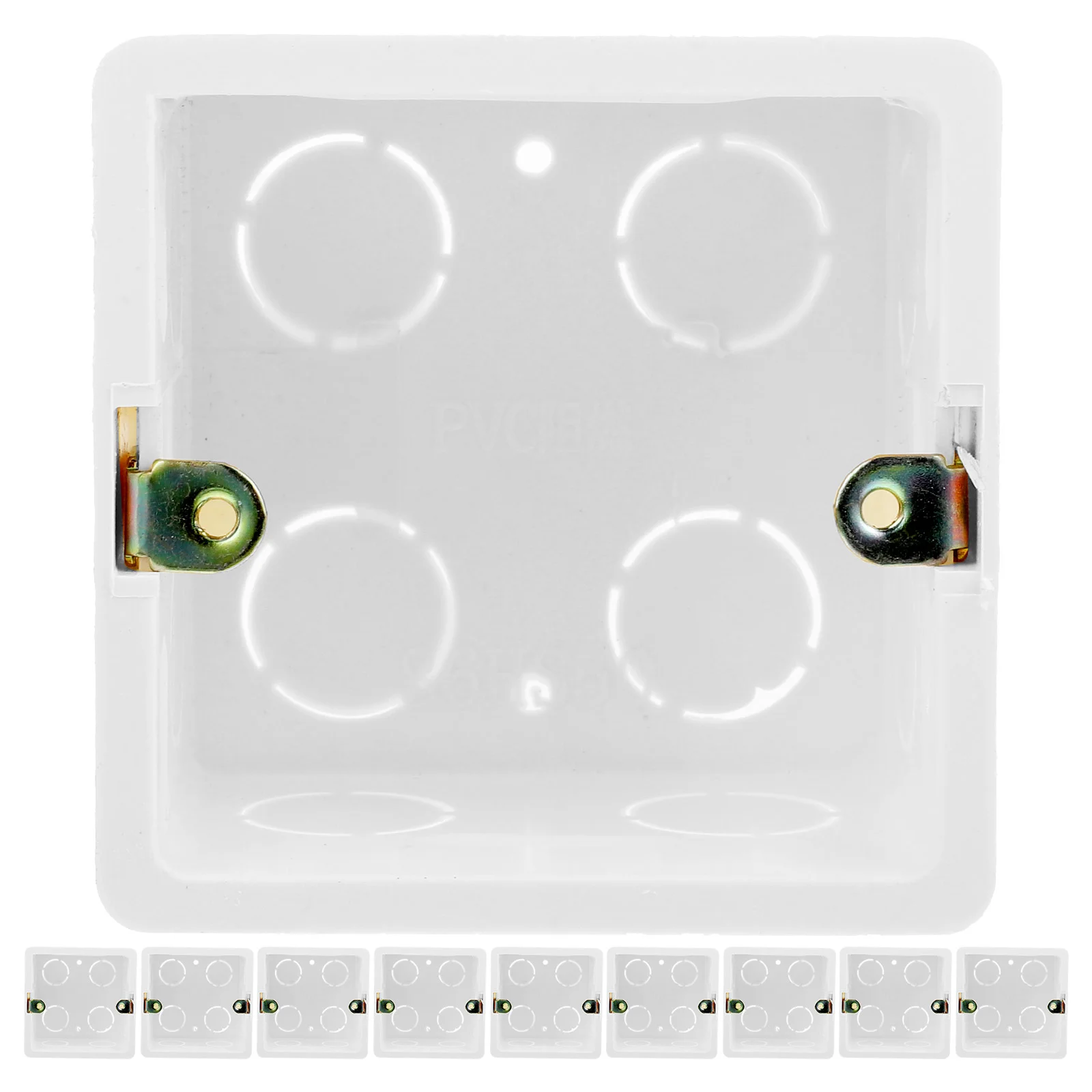 

10pcs Wall Switch Boxes Socket Junction Boxes 86 Type Electric Mounting Boxes