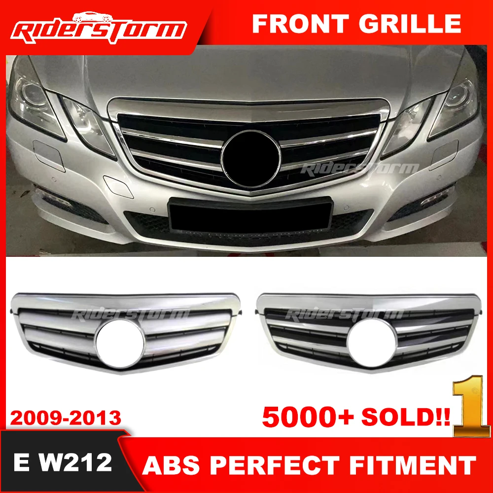 Год 2010 2011 2012 W212 Алмазная решетка для merced E Class Sedan передний гриль E300 E260 E200 |
