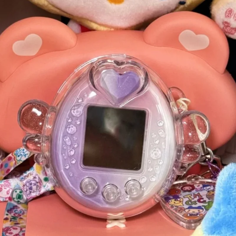 Фото Защитный чехол Ultra Clear Crystal Angel Heart для Tamagotchi Ps Id Idl Meets Mix 4u 4u Plus, прозрачный чехол с блестками №5