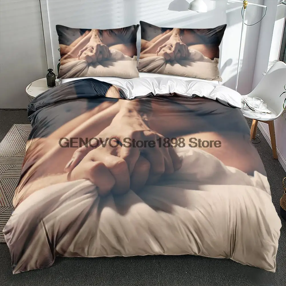 

3D Custom Desgin Valentine Linens Beds Bedclothes Comforter Covers Pillow Shames Duvet King Queen Full Twin White Bedding Sets