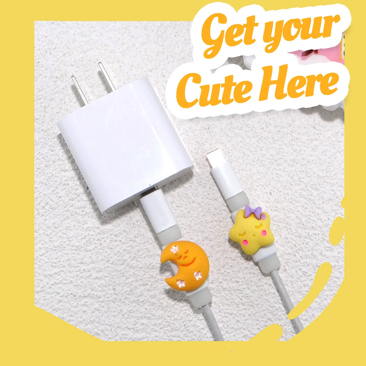 

New Cute Cartoon 20w USB Data Cable Protection Protective Sleeve Cover For iPhone 13 12 11 USB Charging Cable Protector 18W