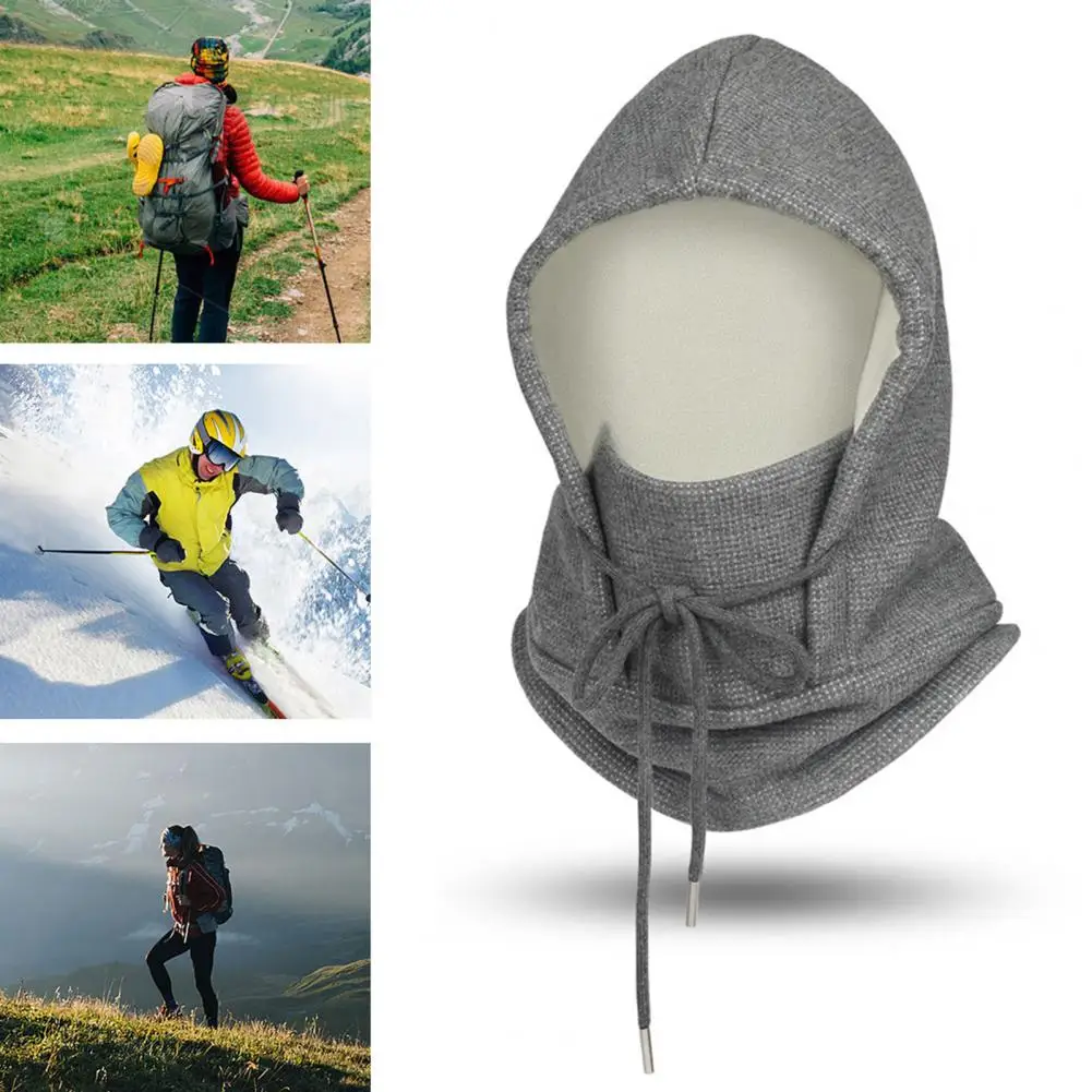 

Neck Warmer Hat Premium Winter Balaclava Hat with Ultra-thick Windproof Design Fleece Lining Neck Warmer Thermal for Outdoor