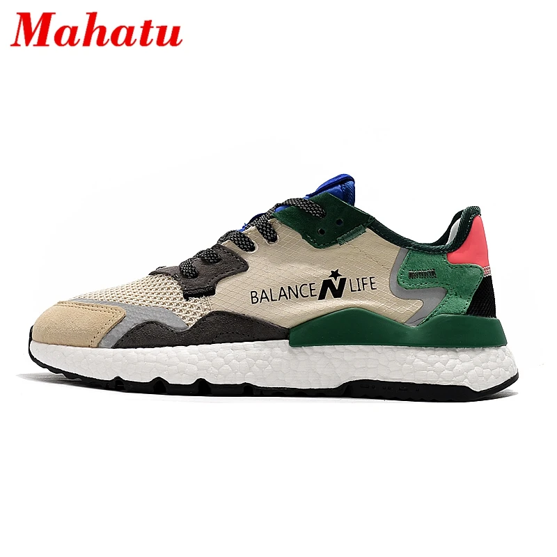 Men women genuine lether casual shoes Mesh Breathable zapatillas hombre tenis masculino sneakers tenis