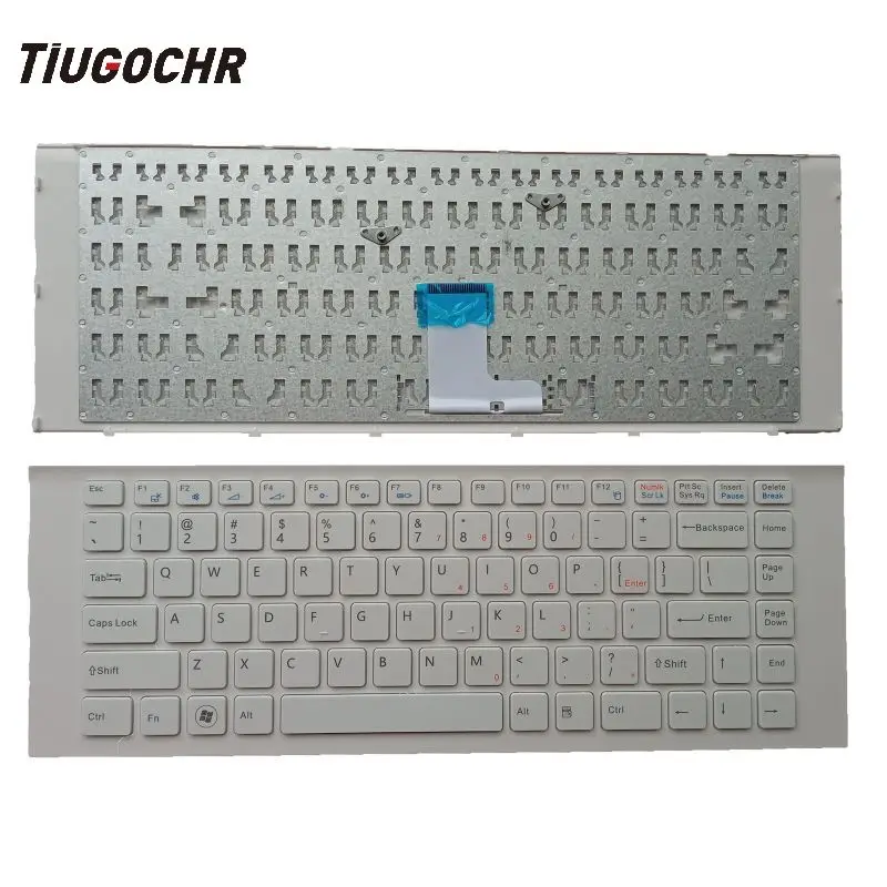 Белая клавиатура для Sony VAIO SVE11 SVE111 SVE11113FXB SVE11115EG SVE11115ELW