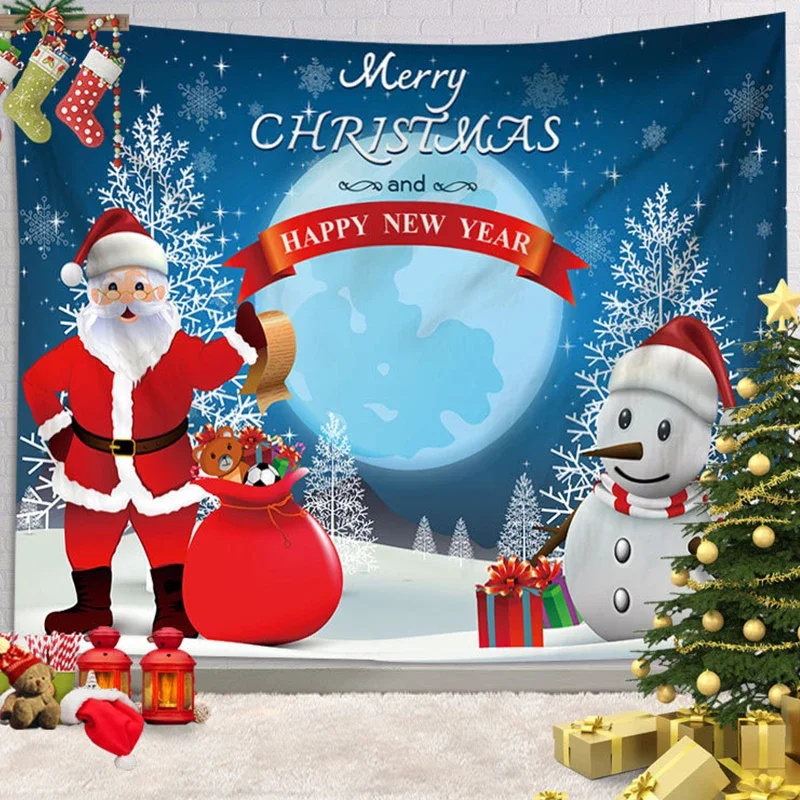 Рождественский гобелен Ashou Настенный декор украшение для комнаты украшения