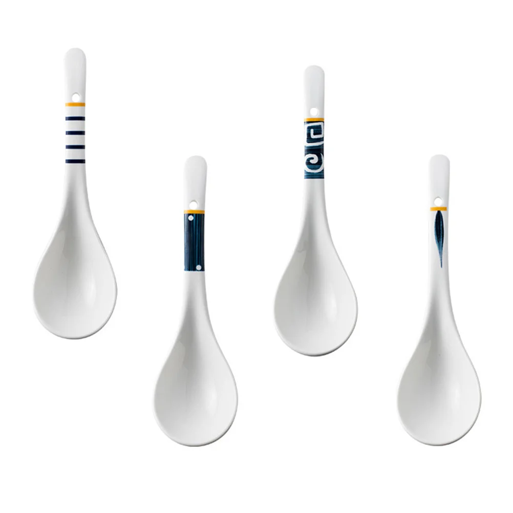 

Soup Ladle Spoon Spoons Ceramic Gravy Kitchen Dipper Porcelain Drizzle Chinese Chili Dressing Salad Asian Japanese Cooking Sauce