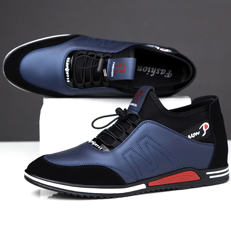 

2022Spring Autumn New Hot Fashion Men Lace-up Leather Casual Shoes Trend Shoe Cool Loafers Flats Designer Shoes Men High Quality