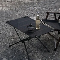 outdoor camping tent camping gear portable bracket table table picnic aluminum table tactical cloth folding alloy m5h0