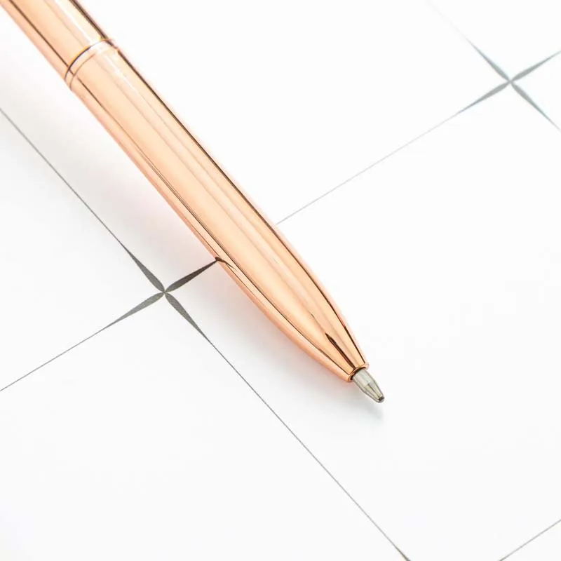 Ручки шариковые перьевые 1,0 мм Spin Style Metal Rollball Pen Replaceable refill Ball School Office Supplies Stationery Gift