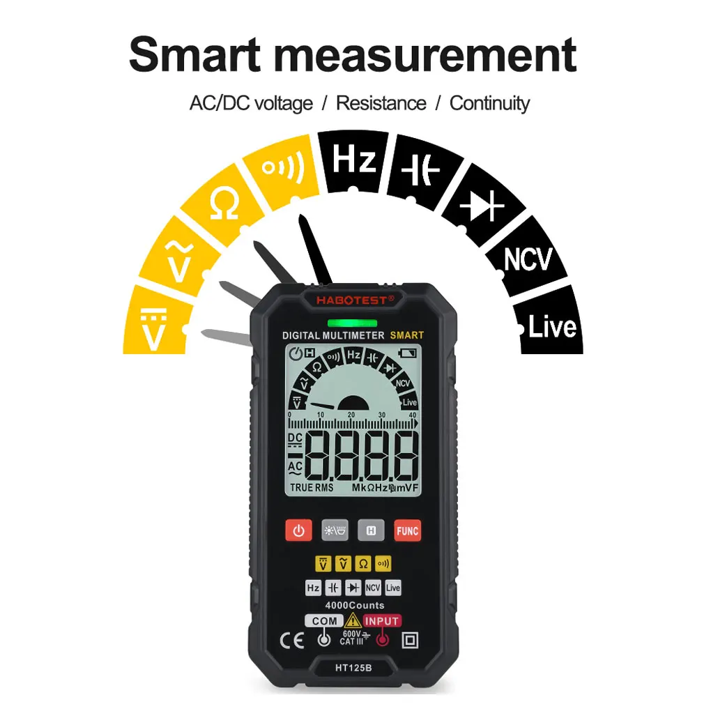 

Digital Multimeter Amperometric Tool Protection Clamp Test Supply