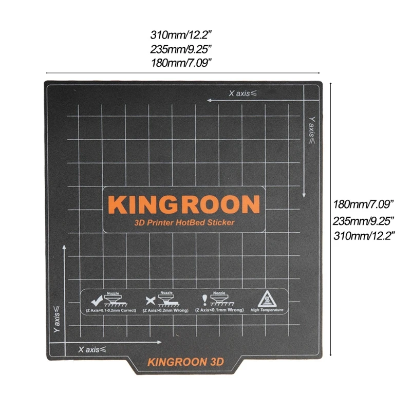 

R2LB 3D Printing Flexible Platform Double Layer Magnetic Bonding Reusable and Anti-Warping 223x223mm/ 310x310mm/180x180mm