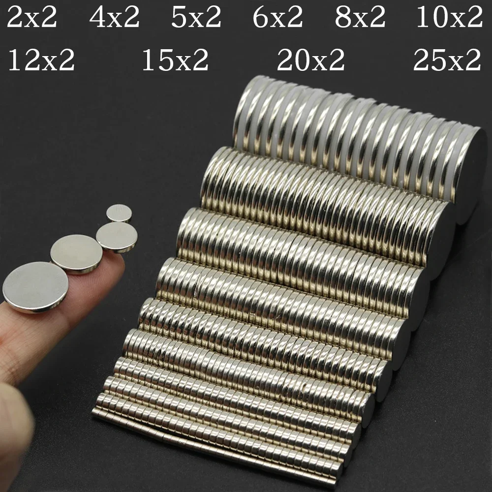 

5x2 6x2 10x2 20x2 мм N35 Суперсильный круглый магнит NdfeB Мощный постоянный магнитный магнит Imanes Магнит на холодильник Неодимовый магнит