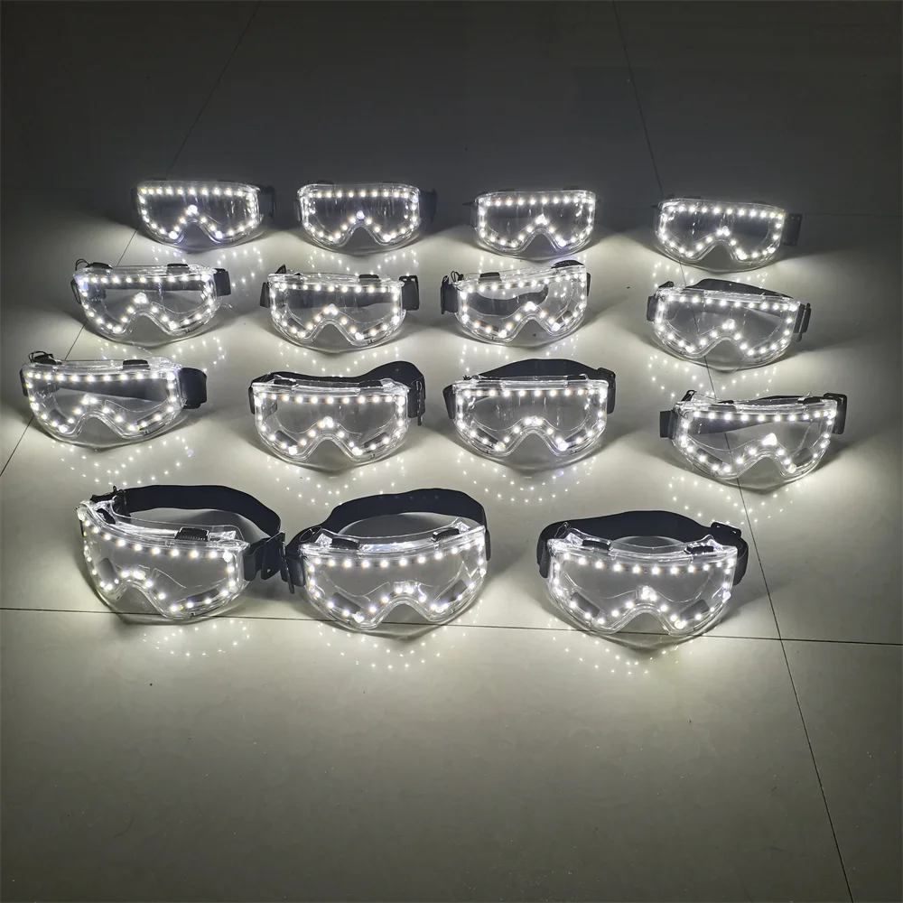 Magicool новые 7-цветные светодиодные очки DJ Party косплей сценическое представление