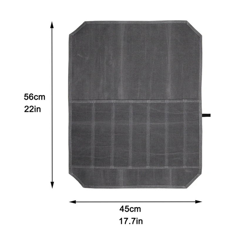 Чехол для рулона горячего ножа вощеная парусиновая сумка держателей ножей