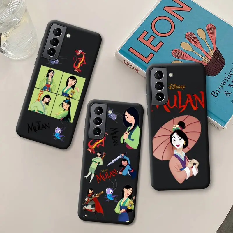 

Disney Princess Mulan Phone Case for Samsung Galaxy S22 S21 Ultra S20 FE S9 Plus S10 5G lite 2020 Silicone Soft Cover