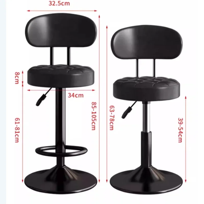 Роскошные вращающиеся барные стулья в итальянском стиле регулируемые офисные