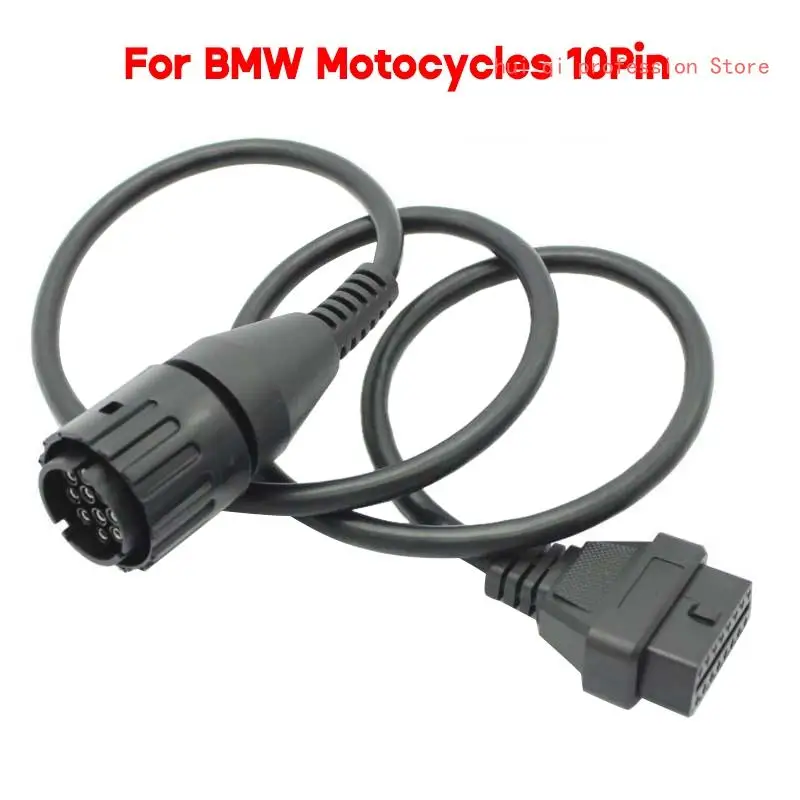 

Adapter Cable 10 Pin to 16Pin OBD2 Adapter Connector Diagnostic Cable Lightweight Cable for ICOM-D Motorcycle Motorbike
