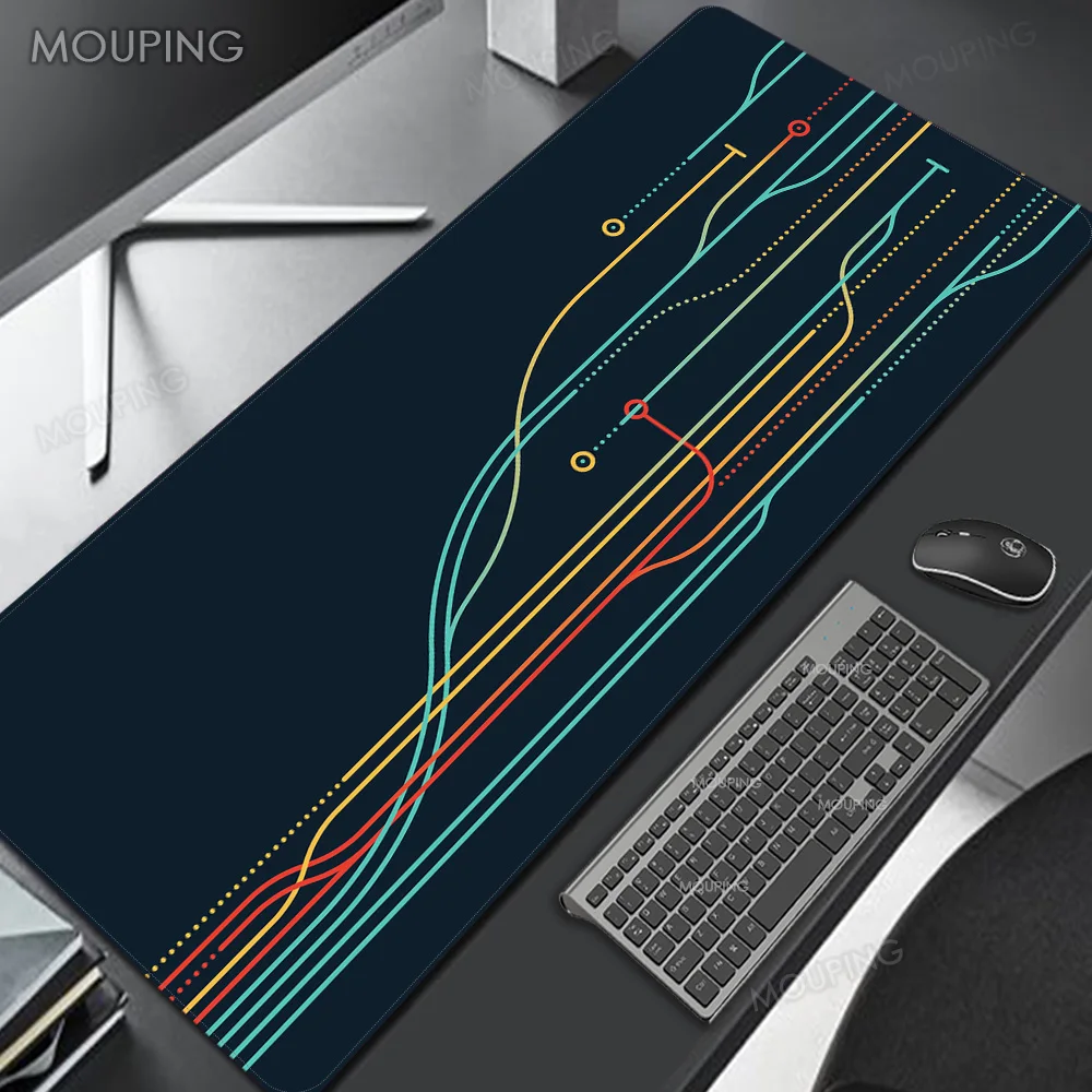 

Art Black Carpet Setup Gaming Accessories Deskmat Mousepad Company Mechanical Keyboard Astronauta Pc Accessories Mouse Pad Xxl