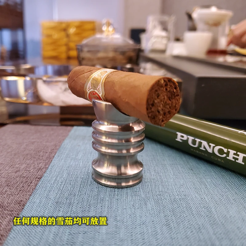 Цельный латунный медный титановый держатель для ручек подсвечник сигар
