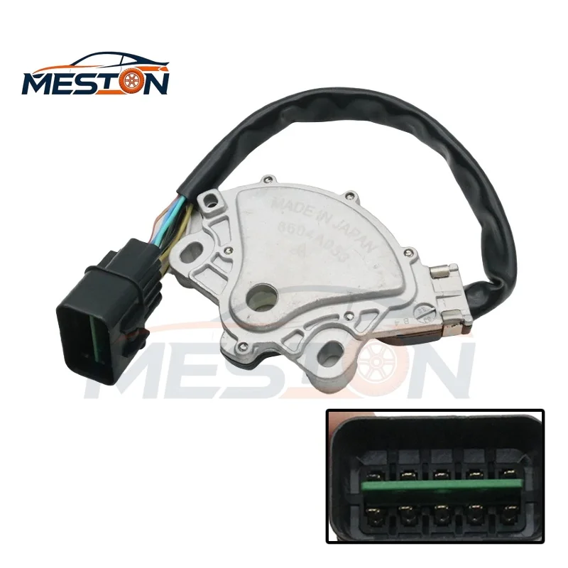 Фото НОВЫЙ 8604A053 для Mitsubishi Pajero Montero Sport V73 V75 V77 1998-2006 годов, выключатель блокировки АКПП (нейтральный), предохранительный выключатель №1
