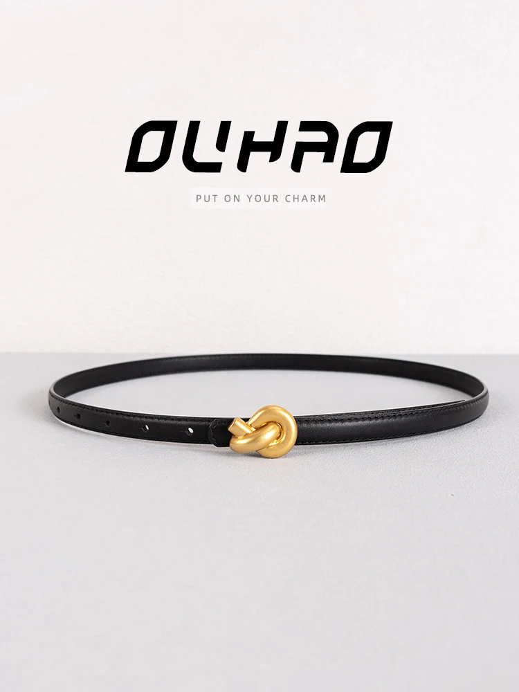 Новый женский модный ремень из натуральной кожи высококачественный пояс с