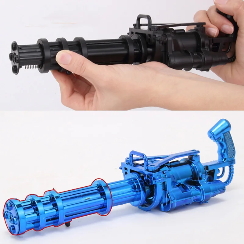 Gatling снайперская миниатюрная мягкая пуля из сплава 1:6 игрушка Золотая модель