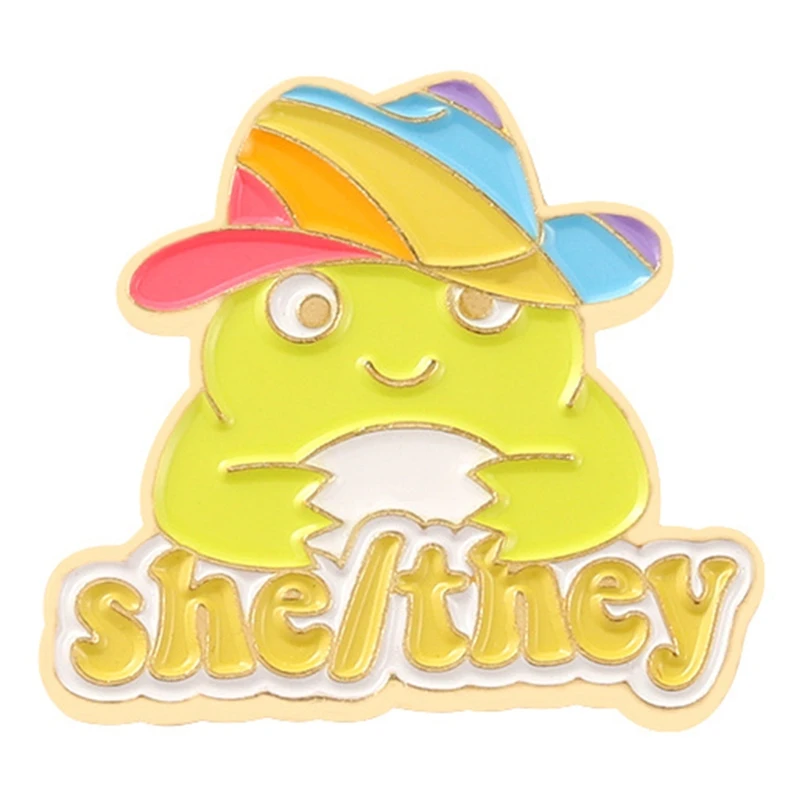 634D шляпы сумки Мультяшные жесткие эмалированные шпильки из сплава милые в виде