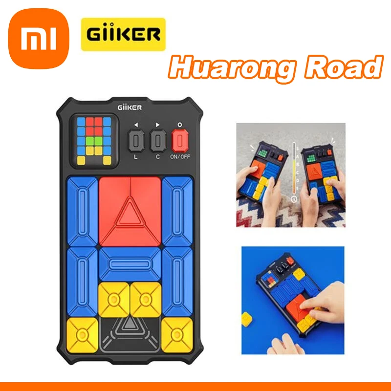 Rompecabezas Original Xiaomi GIIKER Geek Chaohua Ronglu, rompecabezas deslizante, inteligencia, pensamiento, entrenamiento lógico, juguete, gran desafío de enseñanza para niños