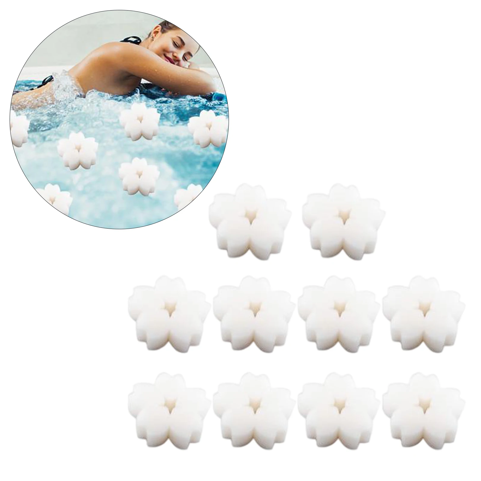 

Oil Absorbing Sponge Floating Reusable Swimming Pool Accessories Hot Tub Spa Absorb Dirt Scum Grime Absorber Cleaners