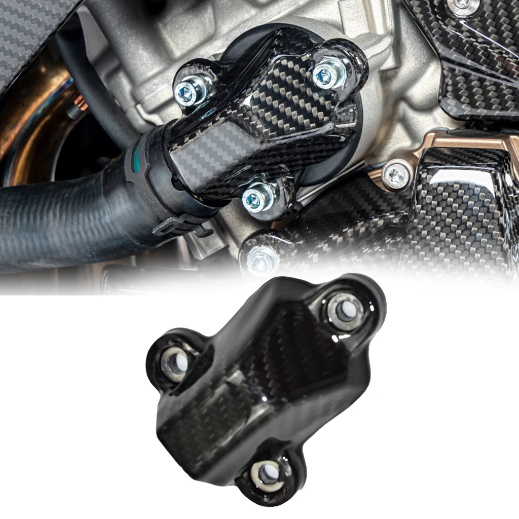 3K Full Carbon Fiber Engine Alternator Water Cooler Pump Cover Guard Fairing for BMW S1000RR 2019+ S1000R S1000XR 2021+