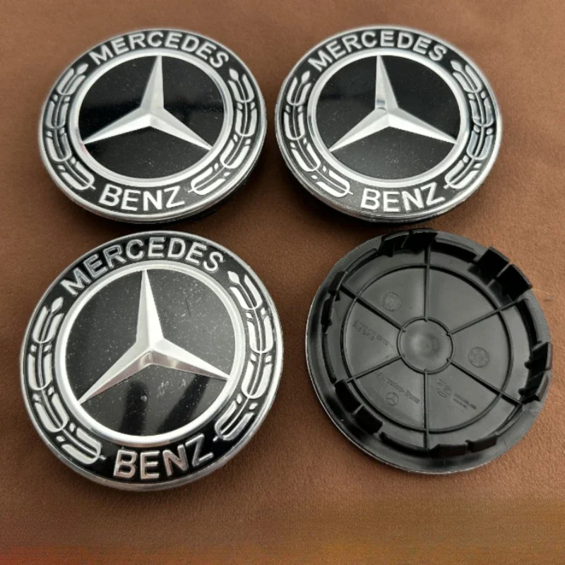 4 шт. 75 мм 12 футов колпаки для центральной ступицы колес автомобиля венок AMG Mercedes