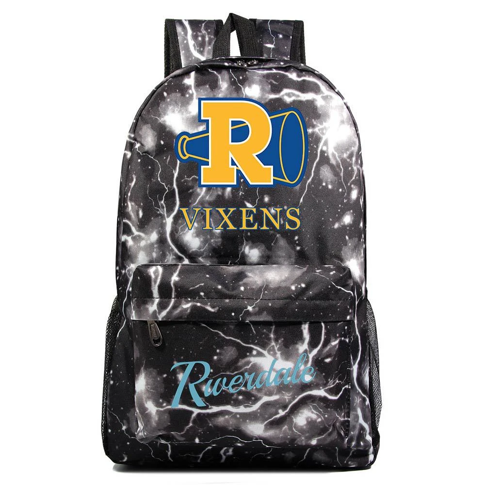 

Riverdale Canvas Print Backpack Casual Knapsack Teenger Packsack Unisex Student Zipper Schoolbag High Quality Travel Laptop Bag