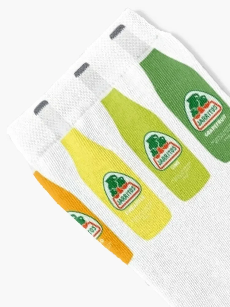 Jarritos бутылки цифровые художественные носки японская мода цветные яркие подвязки