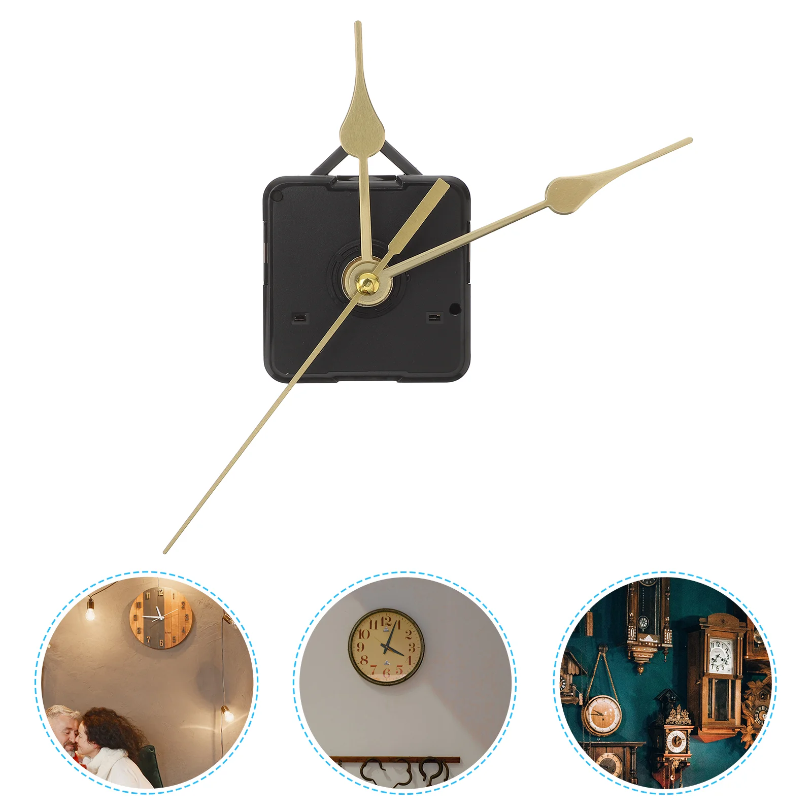 

Clock Movement Mechanism Replacement Kit Wall Silent Pendulum Operated Torque High Diy Shaft Motor Mini Hands Inch 12Mm 18