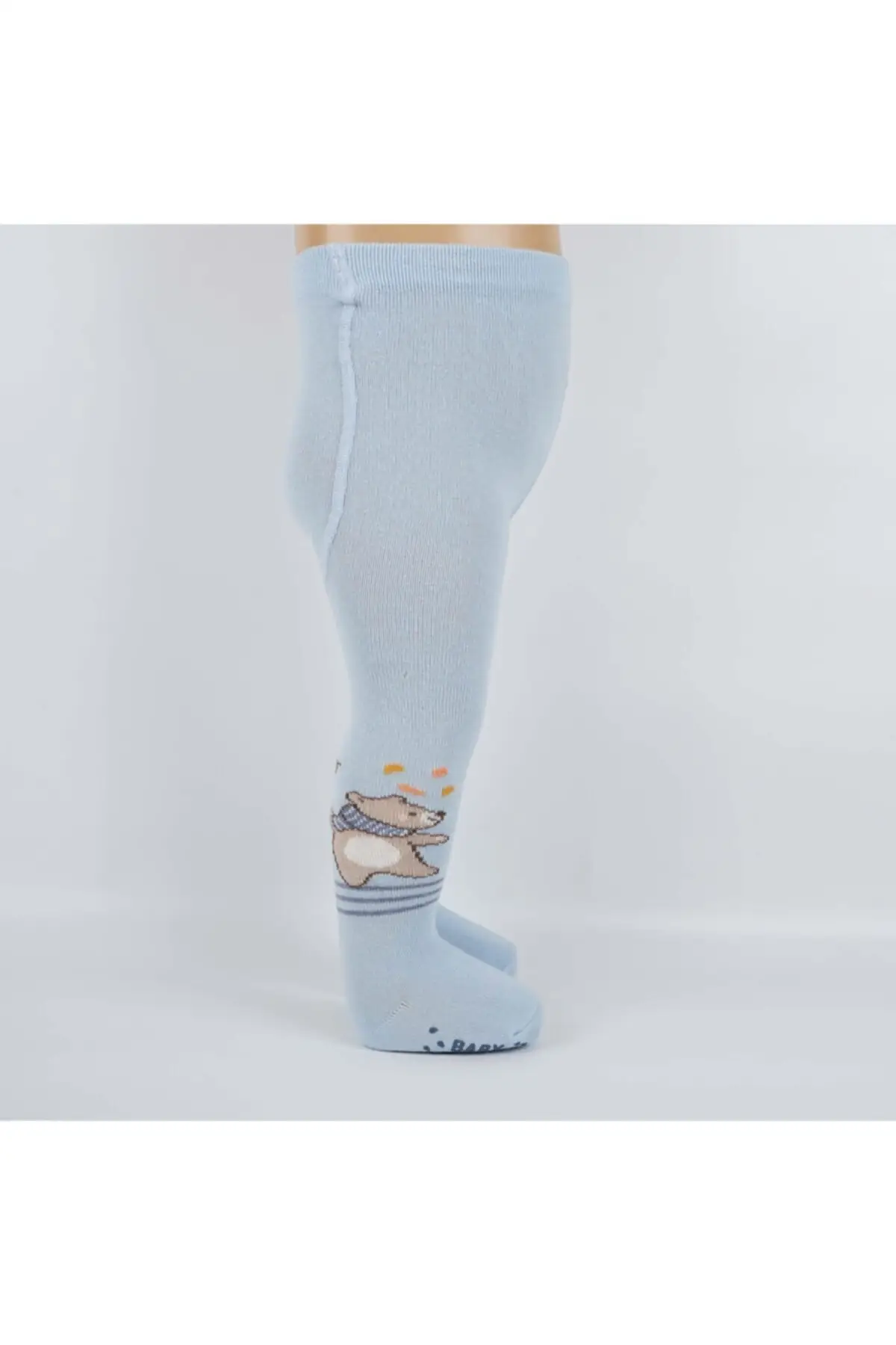 

Artun non slip sole men baby pantyhose cotton socks blue single underwear