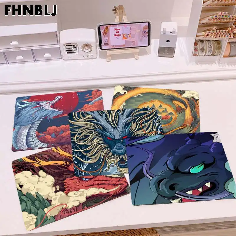

FHNBLJ Your Own Mats Elements of Chinese Style Dragon High Speed New Mousepad Top Selling Wholesale Gaming Pad mouse