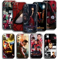 avengers spiderman iron man for samsung galaxy s20 s21 s22 plus ultra fe 5g samsung s22 s21 s20 phone case black silicone cover