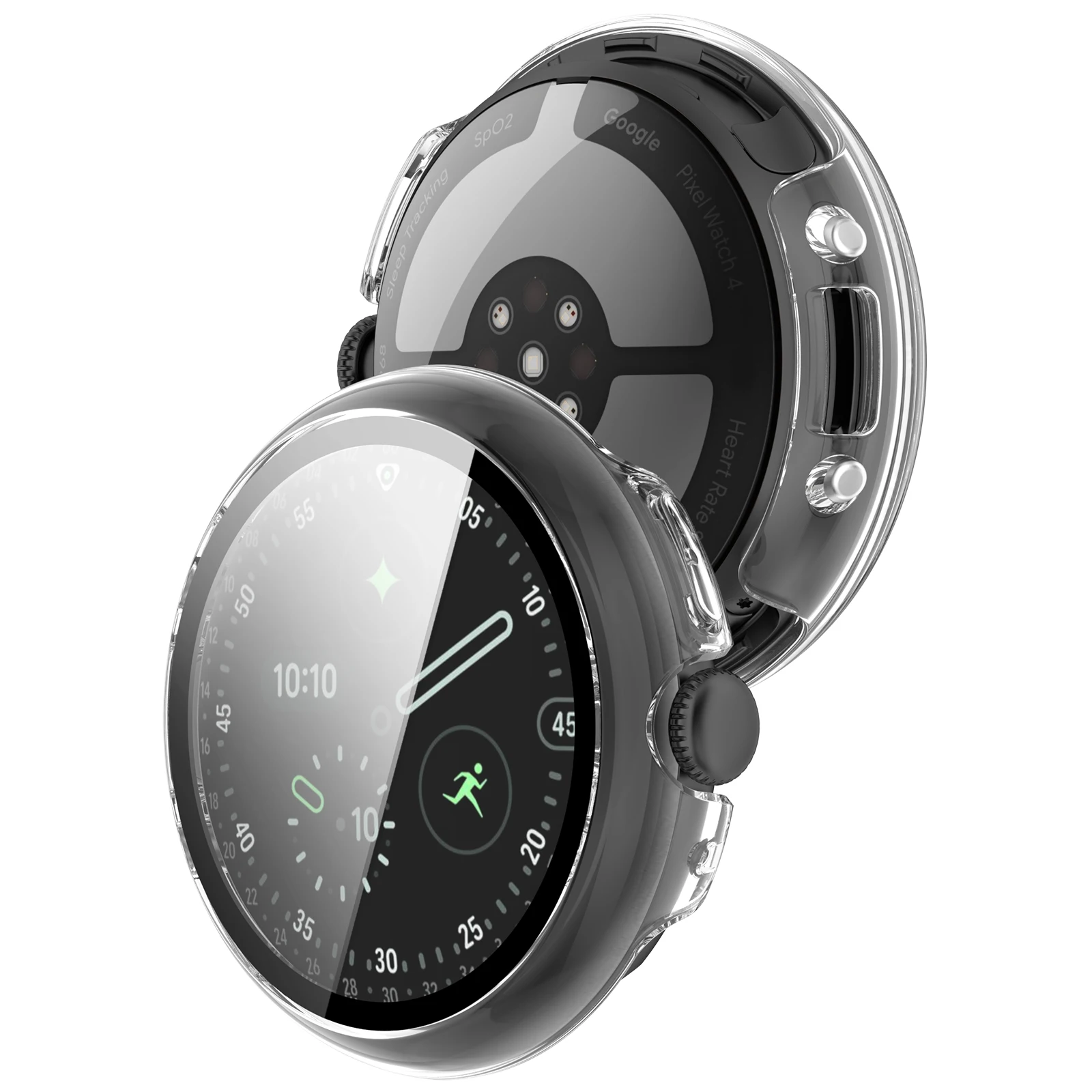 Чехол для часов Google Pixel Watch 4, чехол из закаленного стекла для Google Pixel Watch4, чехол 41 мм, 45 мм, защитный чехол для часов (art.: 3920d3f9604cd) - 3920d3f9604cd