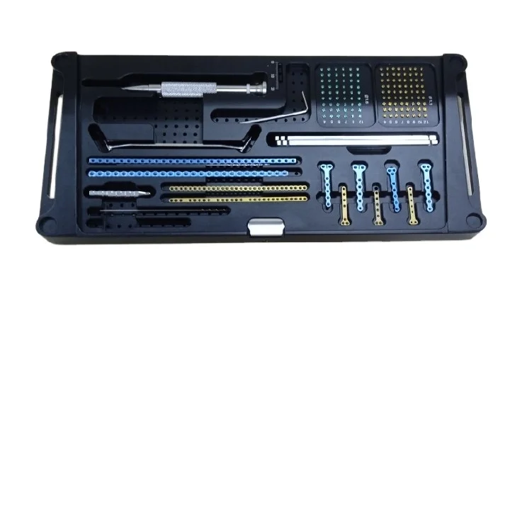 

Veterinary Orthopedic Surgery Surgical Instrument Set ALPS Veterinary Orthopedic 1.6 Reconstruction Locking Plate Instrument Kit