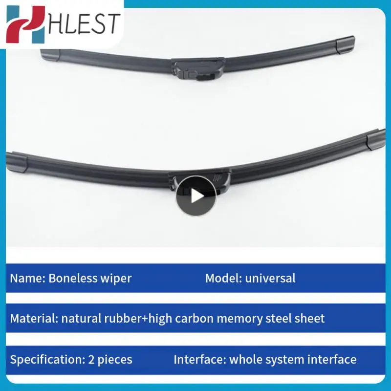

Multifunction Wiper Blade Silent Wiper General Car Boneless Wiper Bracketless Car Accessories Rear Window Wiper Silent Rubber