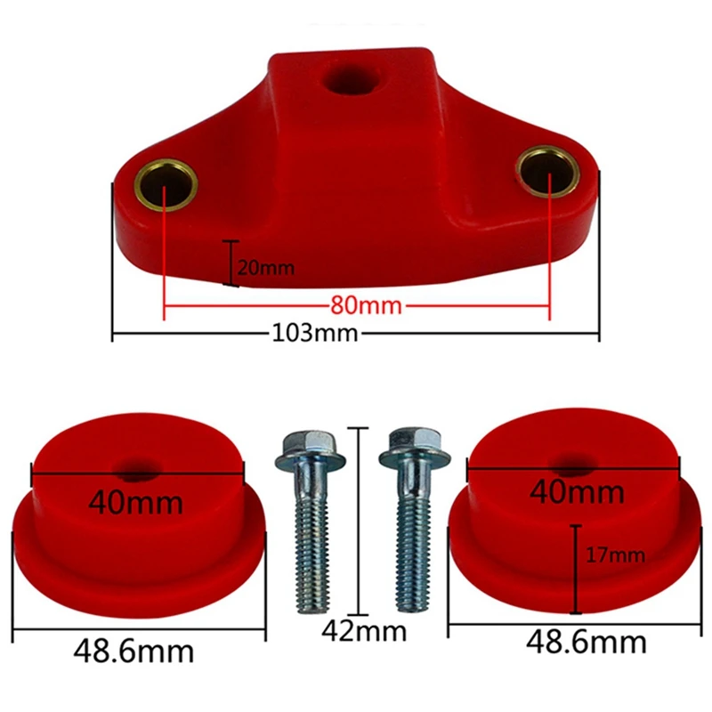 

Car Front And Rear Gear Lever Stabilizer Bushing Kit Car Shift Lever Bushing For Subaru Impreza WRX BRZ Forester