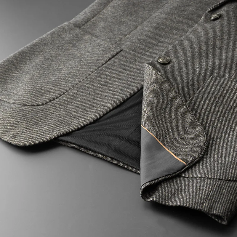 Новое поступление модный Suepr большой осенний повседневный мужской одинарный