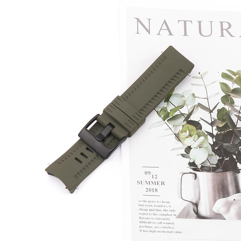 Watch accessories for SUUNTO sport baro 9 Sparta Outdoor Sport Waterproof silicone strap unisex 24mm