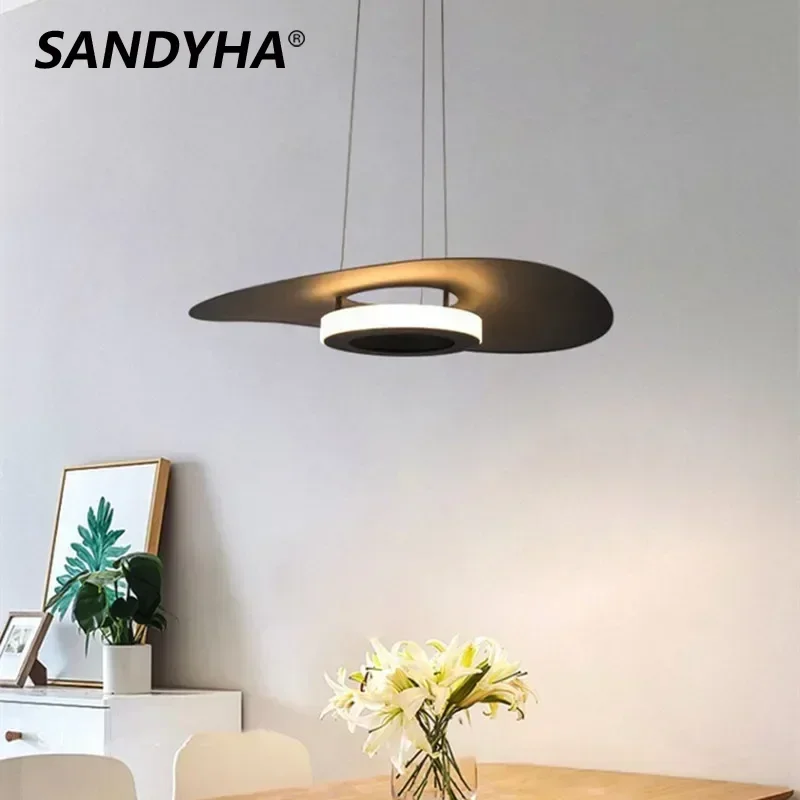 SANDYHA Скандинавский салон Потолочная люстра Домашний декор Светодиодный